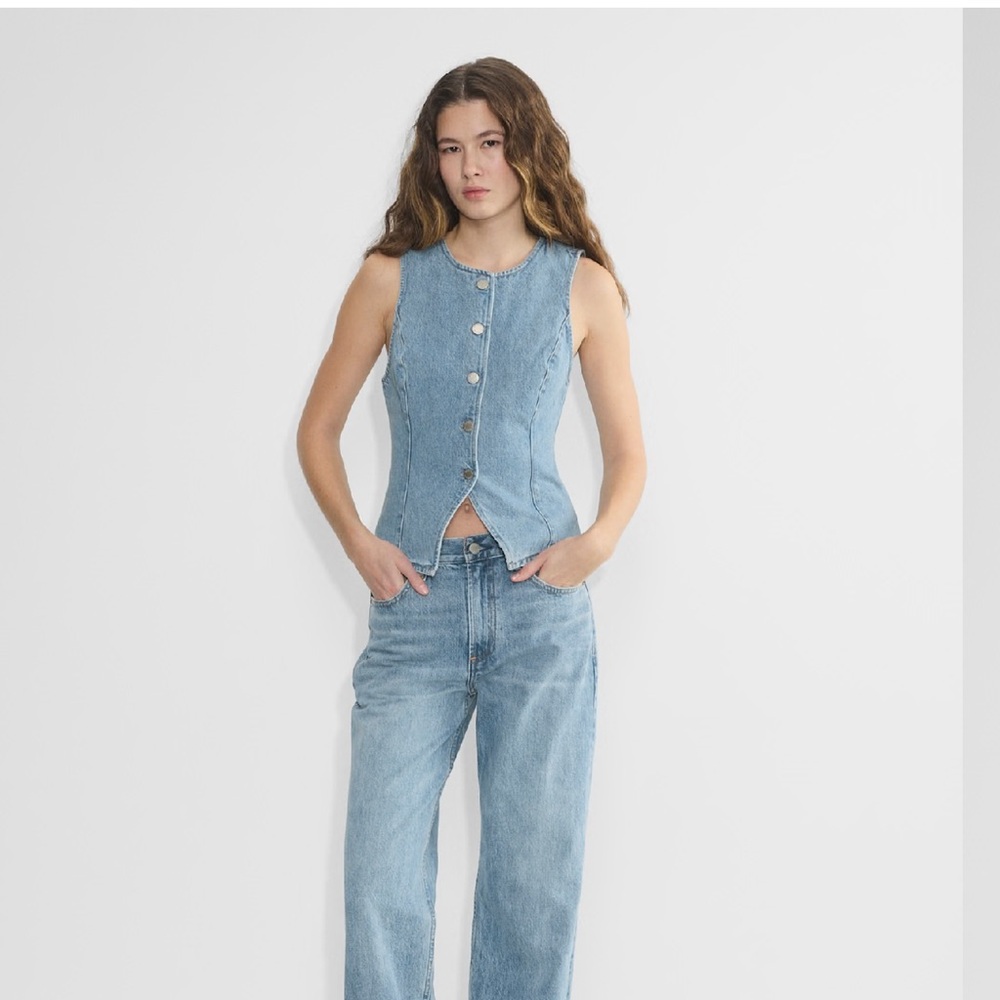 Denim Forum 90s Vintage Denim Vest